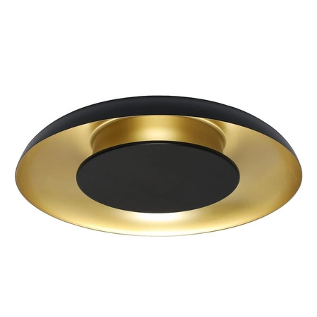Lampa sufitowa Piattino Czarny Złoty 30W LED 3000K-4000k-6000K