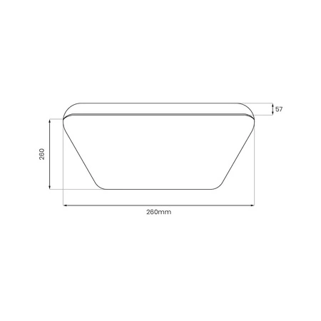 Plafon Nemo Czarny 11W LED