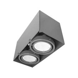 Oprawa natynkowa BLOCCO, ML843, szara, 2x7W LED GU10