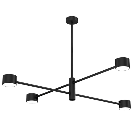 Lampa sufitowa CROSS BLACK 4xGX53