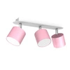 Lampa sufitowa DIXIE PINK 3x GX53 szer. 34cm | różowy