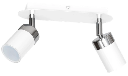 Lampa sufitowa nowoczesna reflektorek spot JOKER II biały szer. 36cm