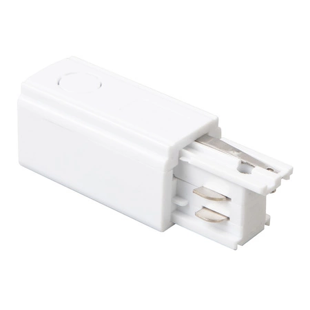 Zasilanie + Zaślepka Do Szynoprzewodu Biały 3-Obwodowy