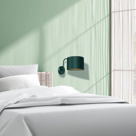 Kinkiet VERDE, MLP7872, zielony/złoty, 1x60W E27