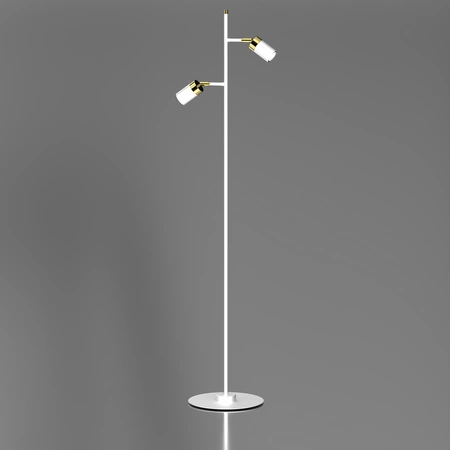 Lampa podłogowa JOKER WHITE/GOLD 1xGU10