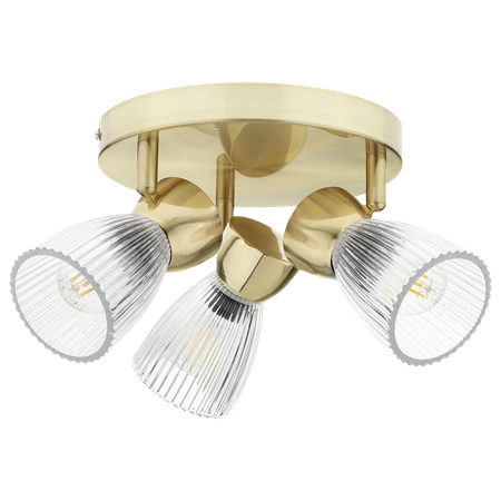 Lampa sufitowa BEST GOLD 3xE14 (round)