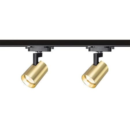 Zestaw szynowy 1-fazowy Volf Track szyna + oprawy 4xGU10 1,5m | Czarny złoty