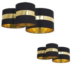 Lampa sufitowa PALMIRA BLACK / GOLD 3xE27 60W MLP63200