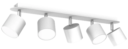Lampa sufitowa DIXIE WHITE 5x GX53 szer. 64cm | biały