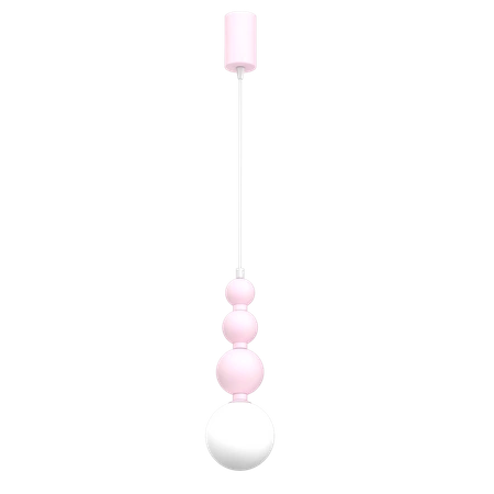 Lampa wisząca BOULE Pink 1xG9