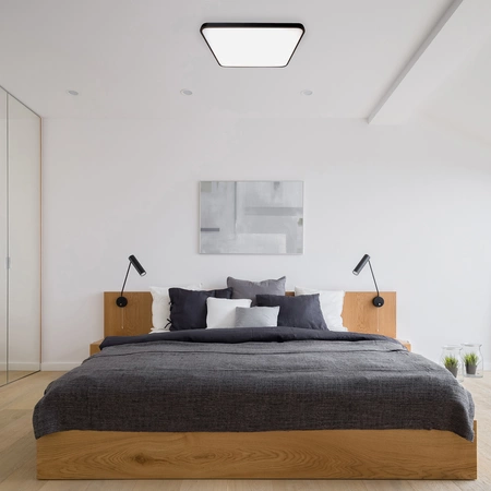 Plafon FABIO BLACK, ML7935, 23W LED, barwa neutralna 4000K