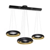 Lampa wisząca RONDO NERO LED 3x22cm