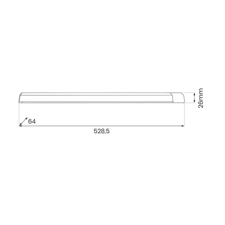 Lampa Podszafkowa Dual 18W 4000K
