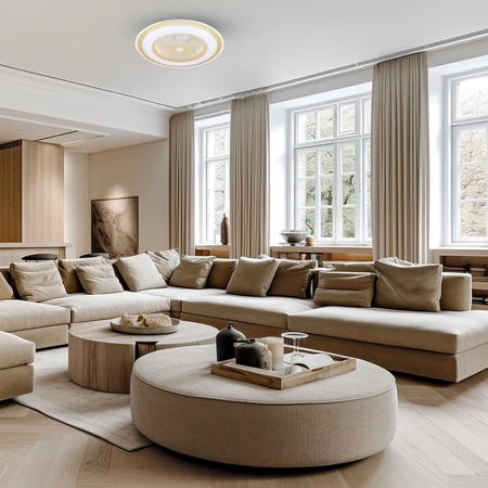 Lampowentylator Zephyr Złoty 48W LED+ PILOT