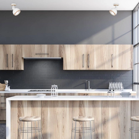 Kinkiet nowoczesny reflektorek kula OVAL I biały