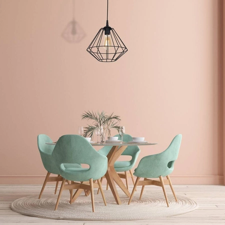 INDUSTRIALNA Lampa wisząca COLIN BLACK 1xE27 MLP4789