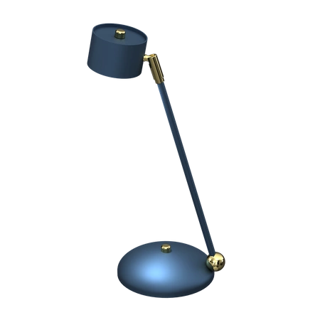 Lampka biurkowa ARENA, MLP7776, niebieski/złoty, 1x11W GX53
