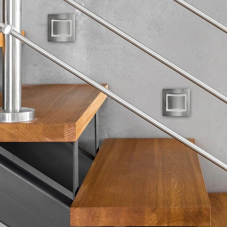 Oprawa schodowa LED 0,6W DECO barwa zimna 6500K EKS4444