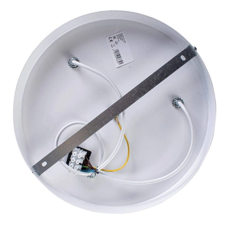 Lampa sufitowa nowoczesna plafon kula OVAL III biały śr. 35cm