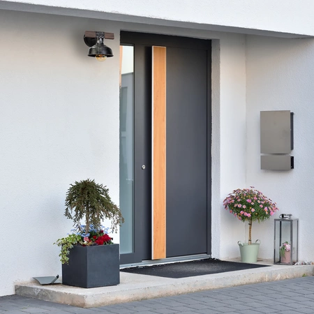 Kinkiet FARO BLACK / WOOD 1xE27 60W MLP6241