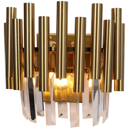 Kinkiet MADISON, złoty/transparentny, 2x40W E14, ML6937