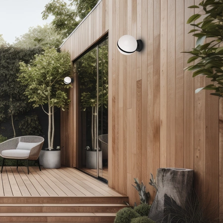 Kinkiet ogrodowy, elewacyjny kula CIRCULO 1xE27 śr 20cm