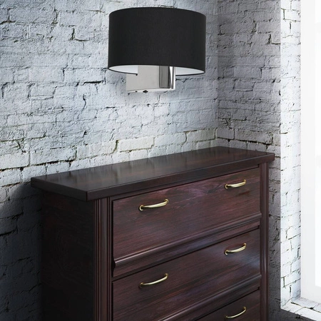 Kinkiet CASINO BLACK/CHROME 1xE27 ML6377