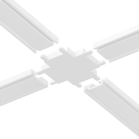 Slim Magnetic Track Biały Łącznik Szyn +