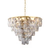 Lampa wisząca żyrandol glamour CHELSEA GOLD ML6002