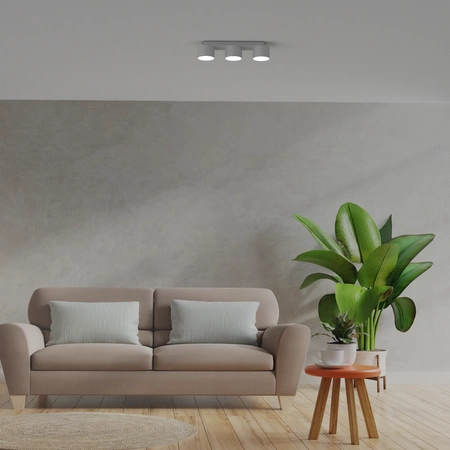 Lampa sufitowa listwa DIXIE WHITE 3x GX53 szer. 30cm | biały