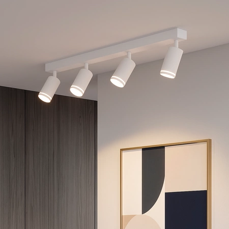 Oprawa Pipe Ring Spot Biały 4xGU10