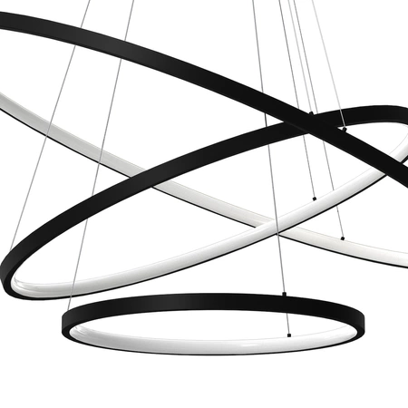 Lampa wisząca HOOP BLACK 93W LED