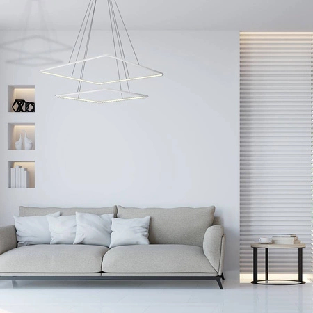 Nowoczesna lampa NIX II LED white 60cm ciepła 3000K