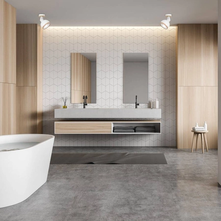 Kinkiet nowoczesny reflektorek kula OVAL I biały