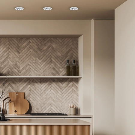 Oprawa podtynkowa Redondo Biały 1xAR111 GU10