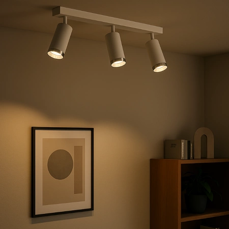 Oprawa Mica Spot Biały + Chrom 3xGU10