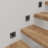 Oprawa schodowa EVRA BLACK, 0,6W LED, barwa neutralna 4000K, EKS6905