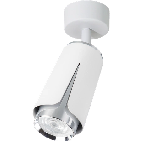 FLOWER WHITE CHROME SPOT 1xGU10