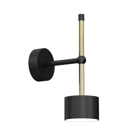 Kinkiet ARENA BLACK/GOLD 1xGX53