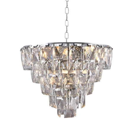Lampa wisząca żyrandol glamour CHELSEA CHROME ML6001