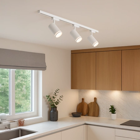 Oprawa Pipe Ring Track Biały 1xGU10