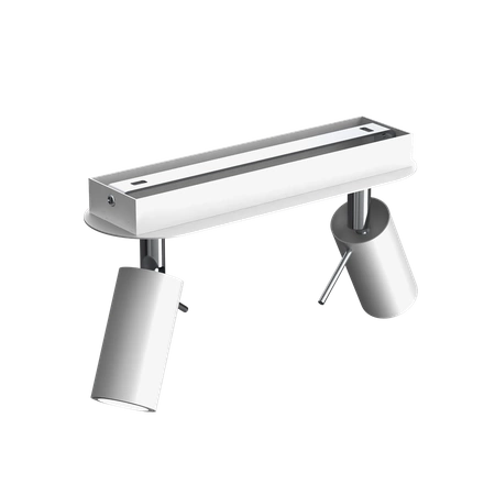 Lampa sufitowa PRESTON WHITE/CHROME 2x mini GU10