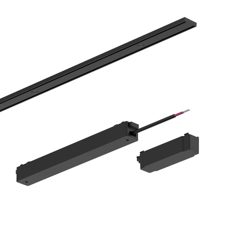 Slim Magnetic Track Czarny Zasilacz 100W 24V