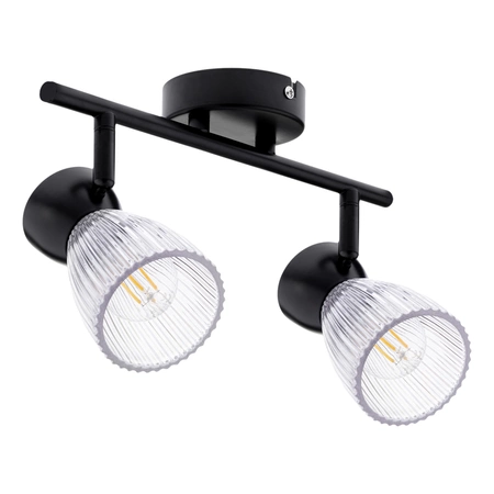 Lampa sufitowa BEST BLACK 2xE14