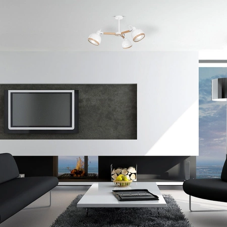 Żyrandol OVAL WHITE 3xE27