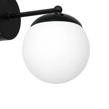 Nowoczesna lampa ścienna kinkiet LIMA BLACK 1xE14 MLP6521