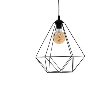Lampa wisząca BASKET, czarna, 1x60W E27, MLP7214