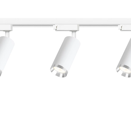Zestaw Oprawa Mica Track Biały + Chrom 3xGU10 1m