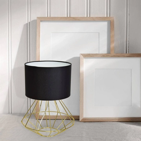 Lampa stojąca INDUSTRIALNA LUPO BLACK/GOLD 1xE27 MLP6272