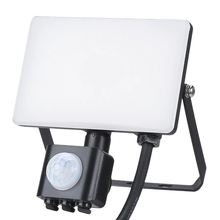 Naświetlacz LED 20W, PIR, 2000lm, 5000K, EKN9018